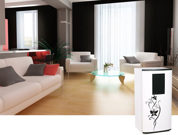 Coffre fort Carena laqué blanc