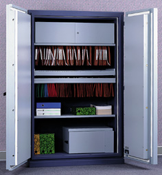 Armoire ignifuge pour supports papier